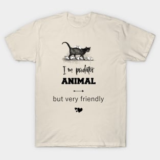 Funny Saying with Illustration for Cat Lover T-Shirt